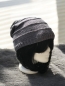 Preview: Bambusbeanie, handgestrickt aus 100 % Bambuswolle, hautfreundlich, weich, vegan